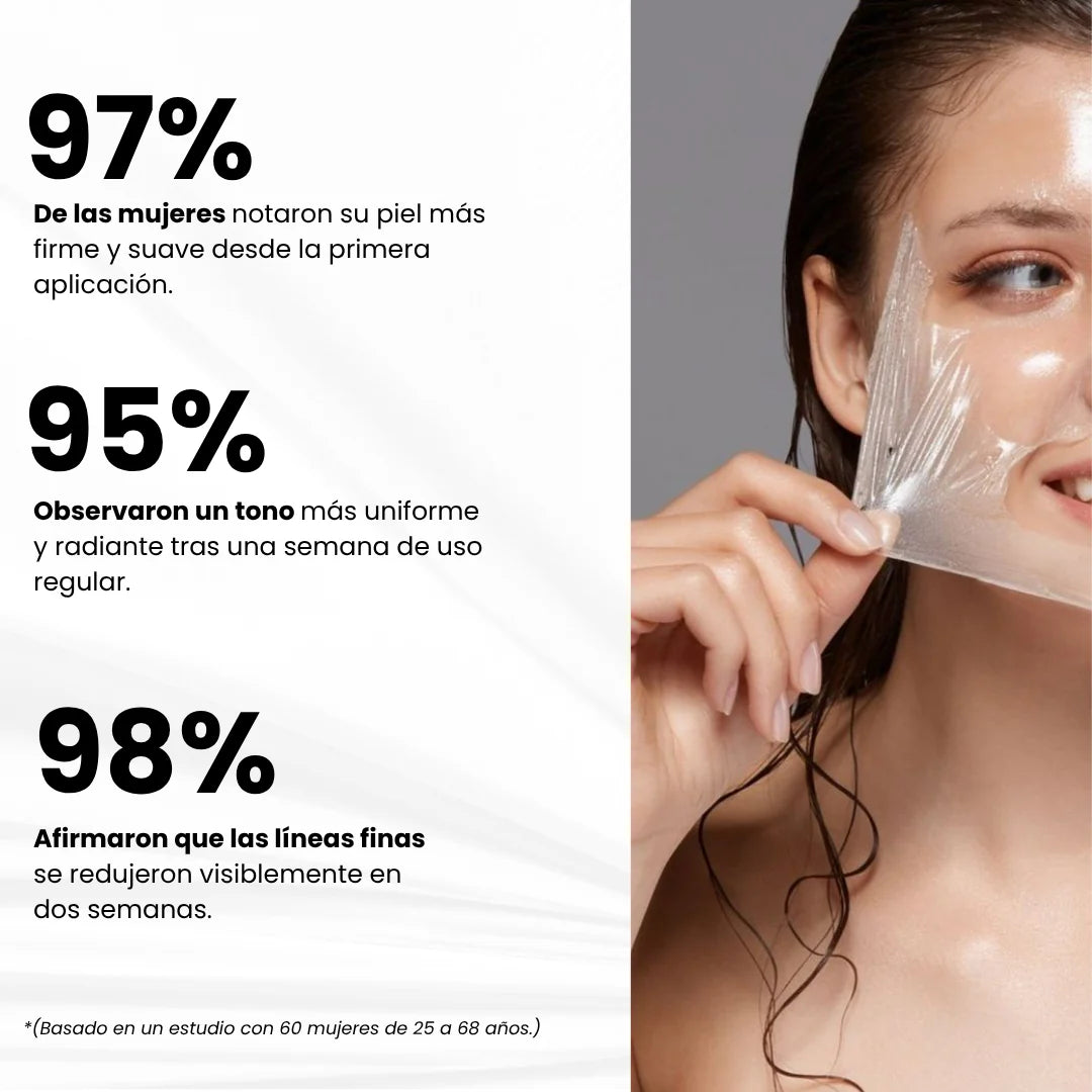 Mascarilla Facial Coreana con Cúrcuma y Colágeno
