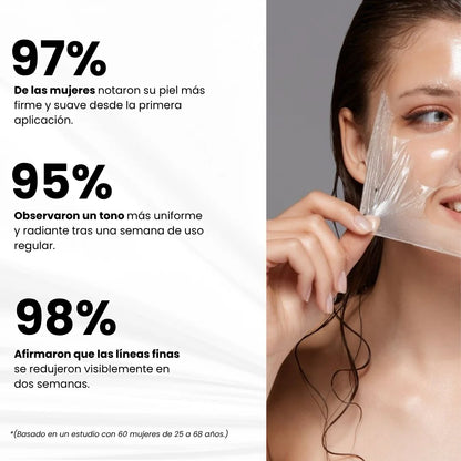 Mascarilla Facial Coreana con Cúrcuma y Colágeno