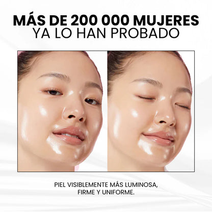 Mascarilla Facial Coreana con Cúrcuma y Colágeno
