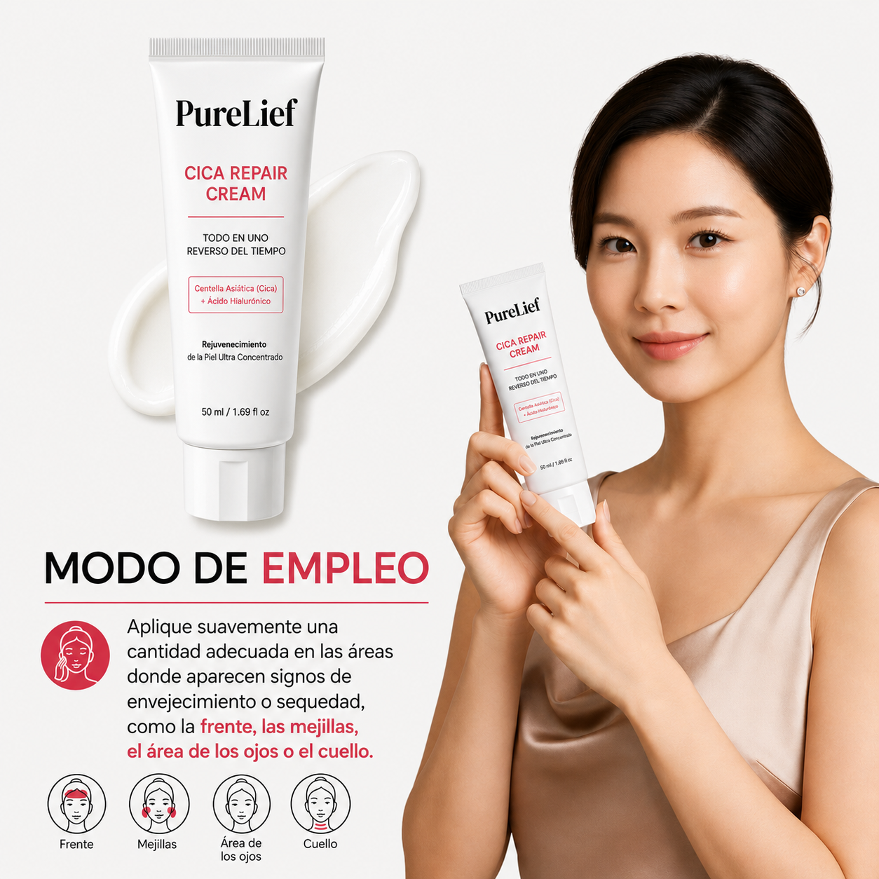 PureLief™ Crema Rejuvenecedora (Todo en Uno)