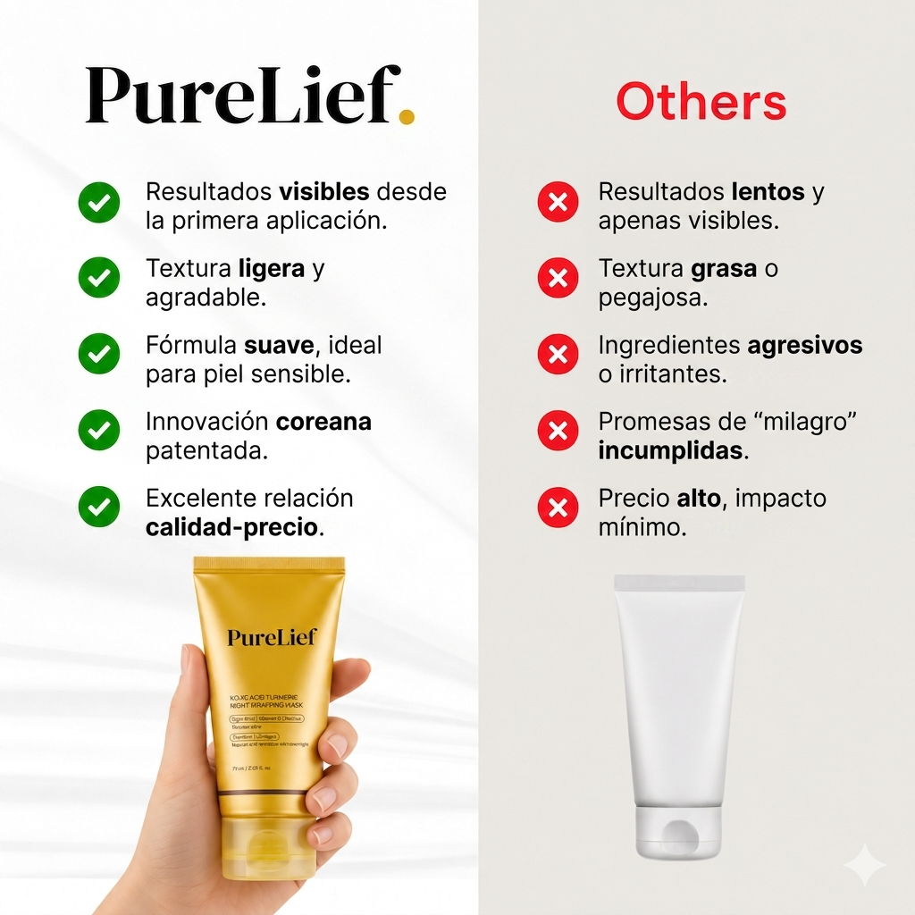 Mascarilla Facial Coreana con Cúrcuma y Colágeno
