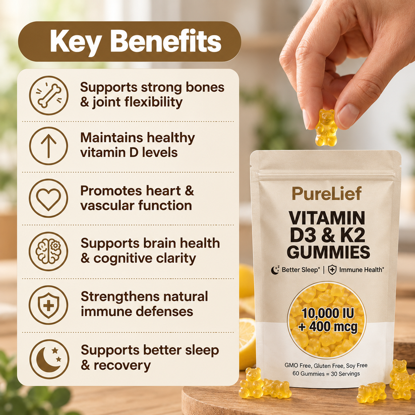 PureLief Gummies D3K2