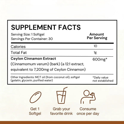 Ceylon Cinnamon Softgels